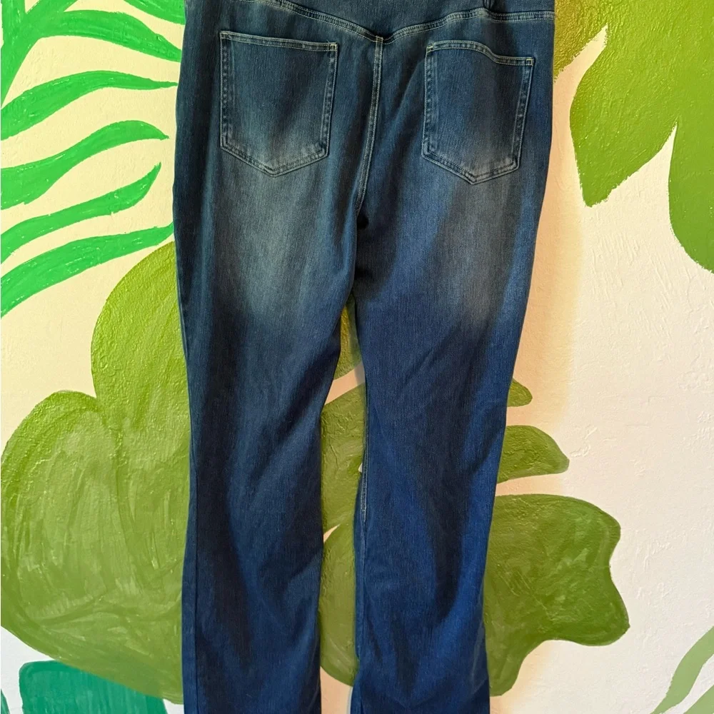 HALARA Dark Blue Flare Jeans Large